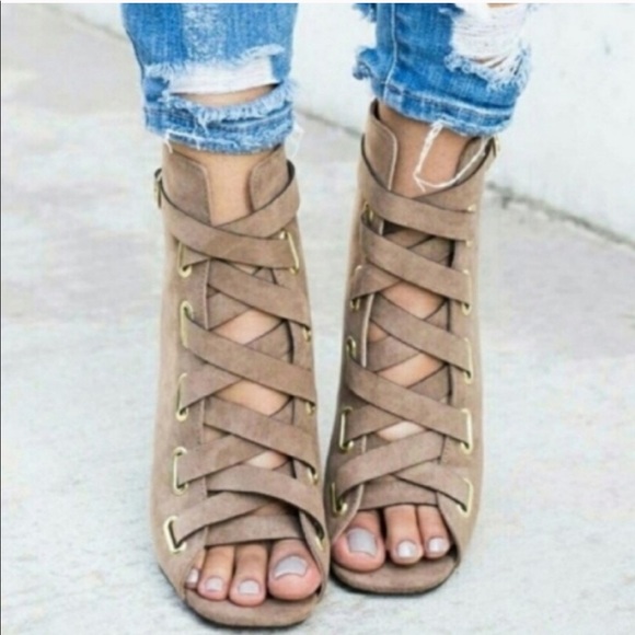 *Peep Toe Booties* - Picture 2 of 7